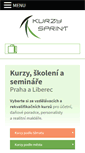 Mobile Screenshot of kurzysprint.cz